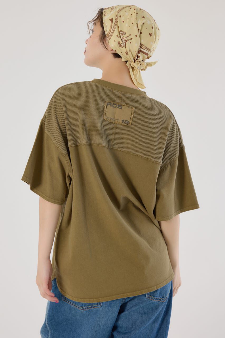 RODEO CROWNS「ワッフルコンビカットトップス」|Tシャツ・カットソー|