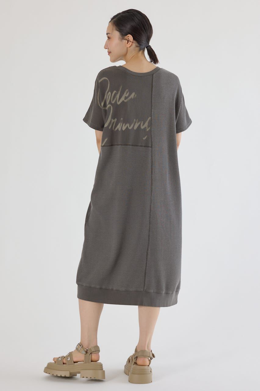 RODEO CROWNS「2way ワッフルコンビカットロングワンピース」|ワンピース|