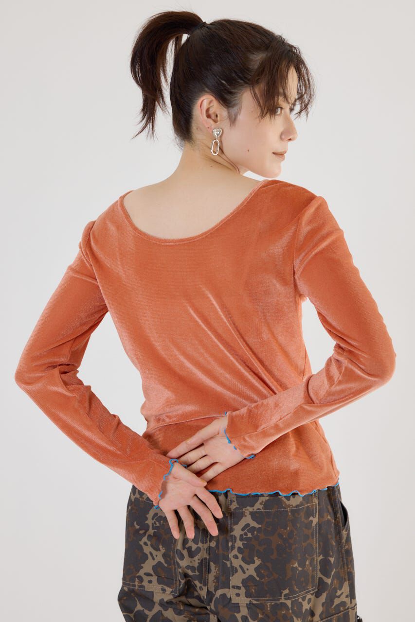 RODEO CROWNS「2WAYシアーベロアトップス」|Tシャツ・カットソー|