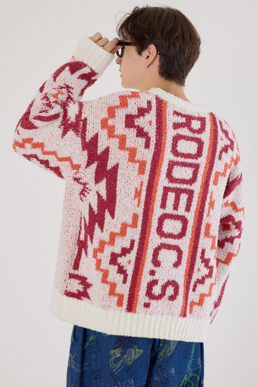 RODEO CROWNS「オルテガジャカードニット」|ニット・セーター|