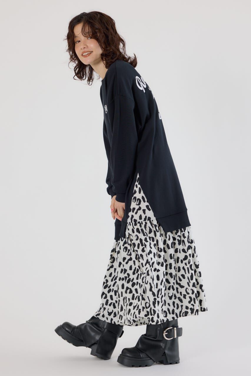 RODEO CROWNS「アニマルパターンドッキングワンピース」|ワンピース|