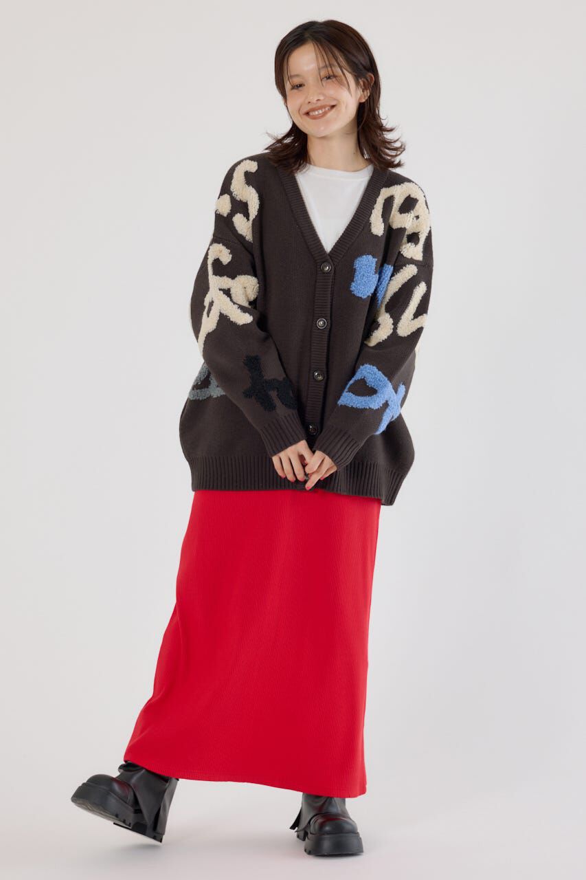 RODEO CROWNS「LETTER LOGOニットカーディガン」|カーディガン|