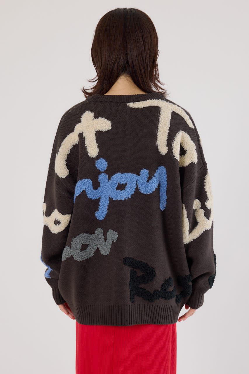 RODEO CROWNS「LETTER LOGOニットカーディガン」|カーディガン|