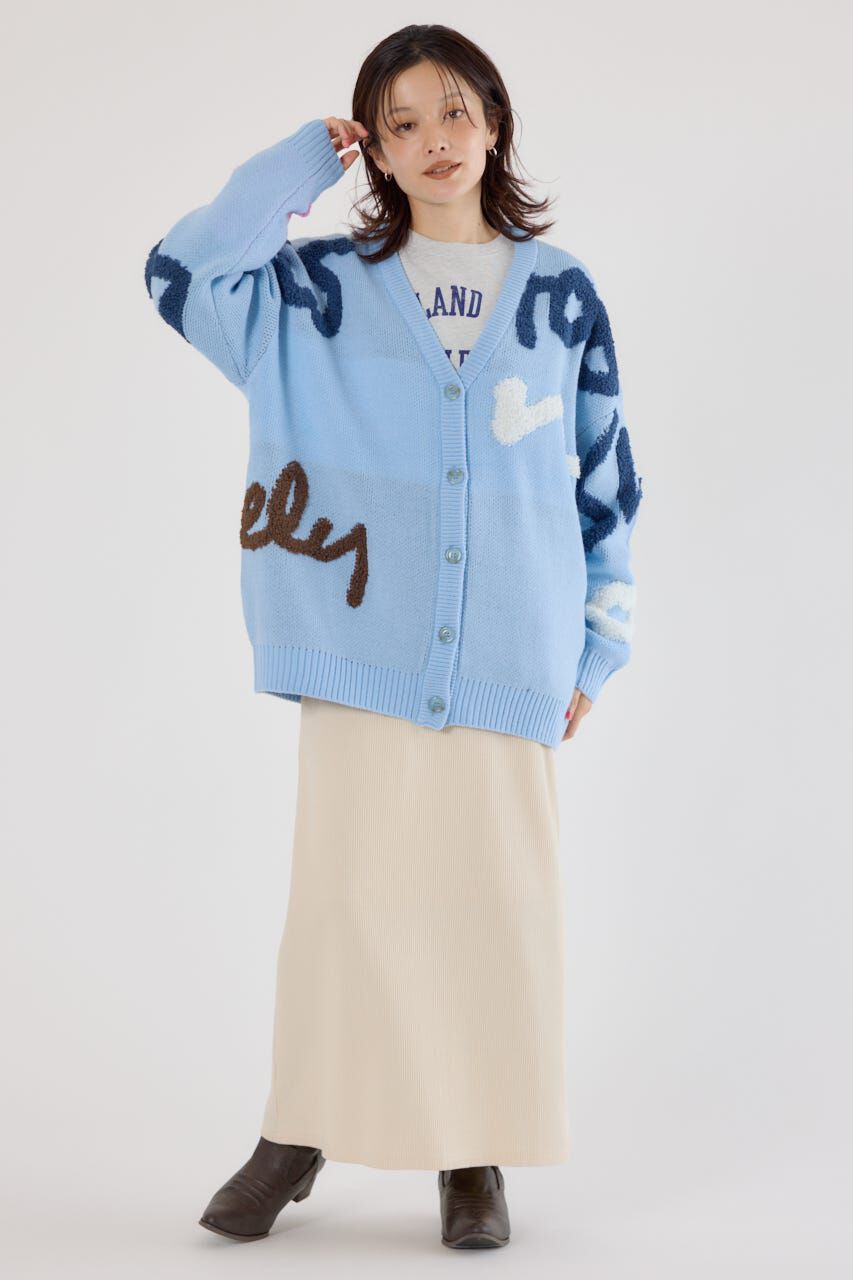 RODEO CROWNS「LETTER LOGOニットカーディガン」|カーディガン|