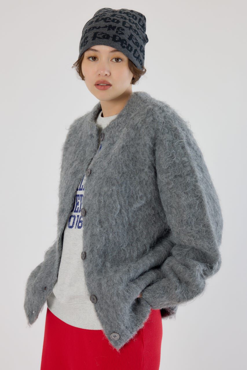 RODEO CROWNS「2WAY Fluffyシャギーニットカーディガン」|カーディガン|