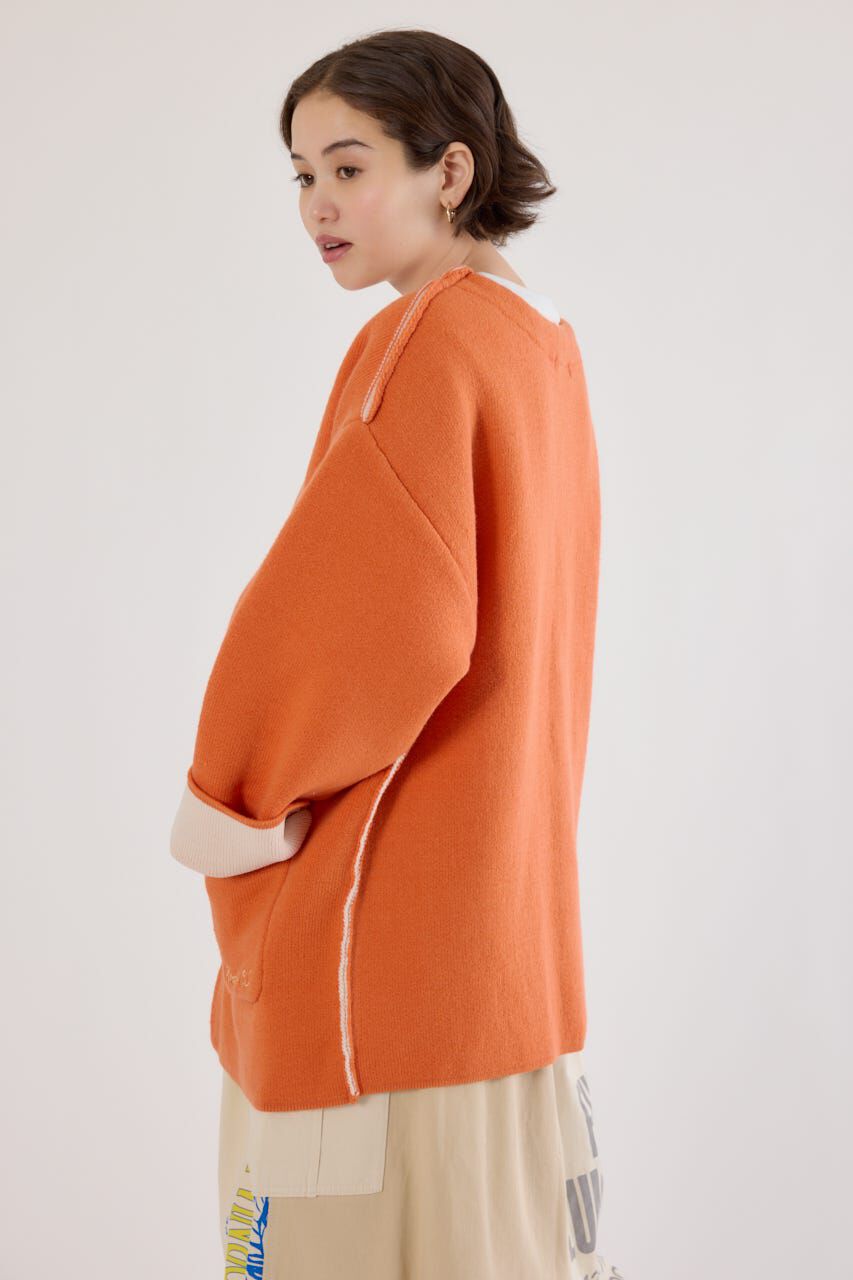 RODEO CROWNS「ダブルフェイスニットジャケット」|カーディガン|