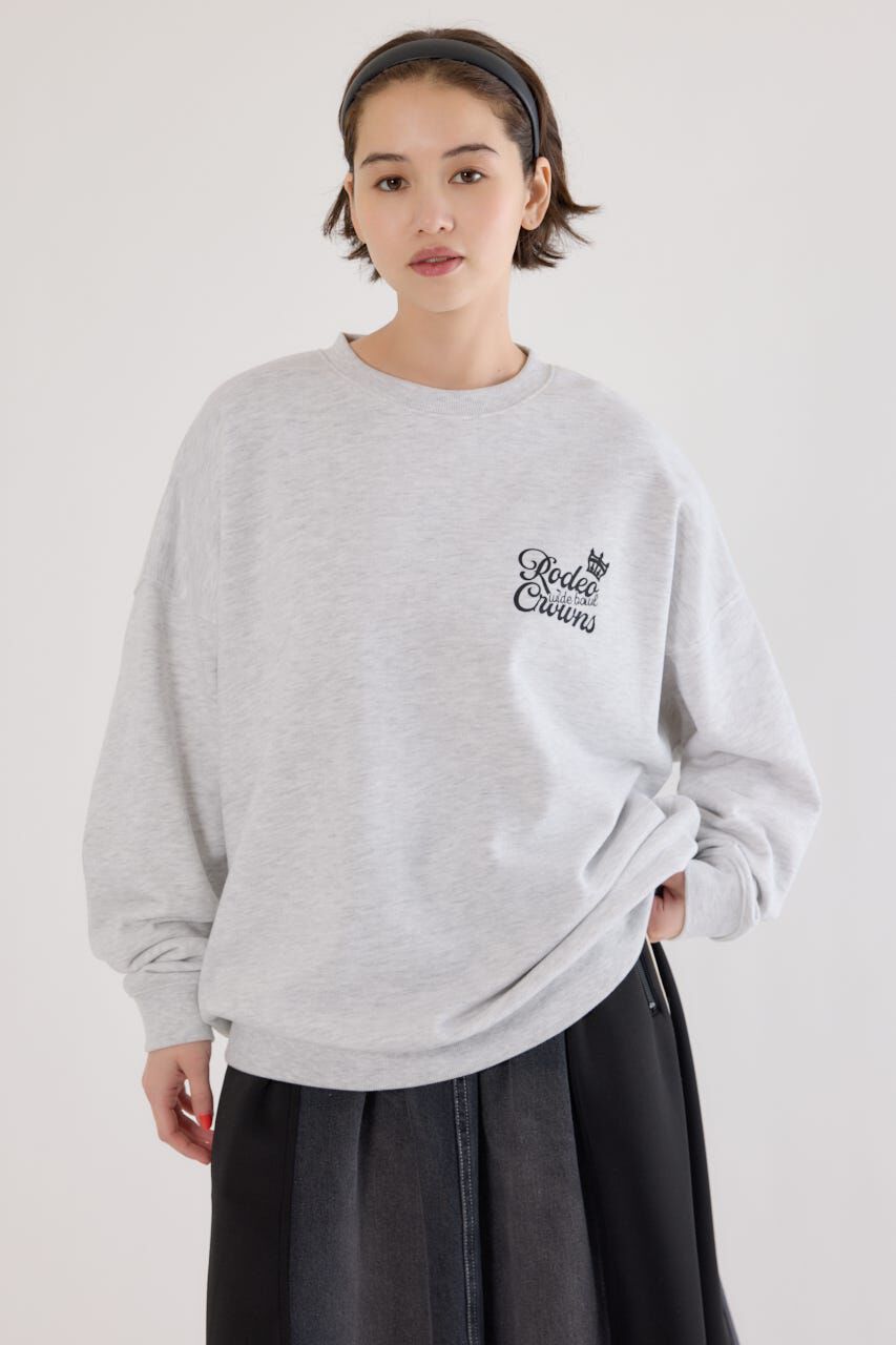 RODEO CROWNS「モノグラムロゴスウェット」|Tシャツ・カットソー|L/T.GRY1