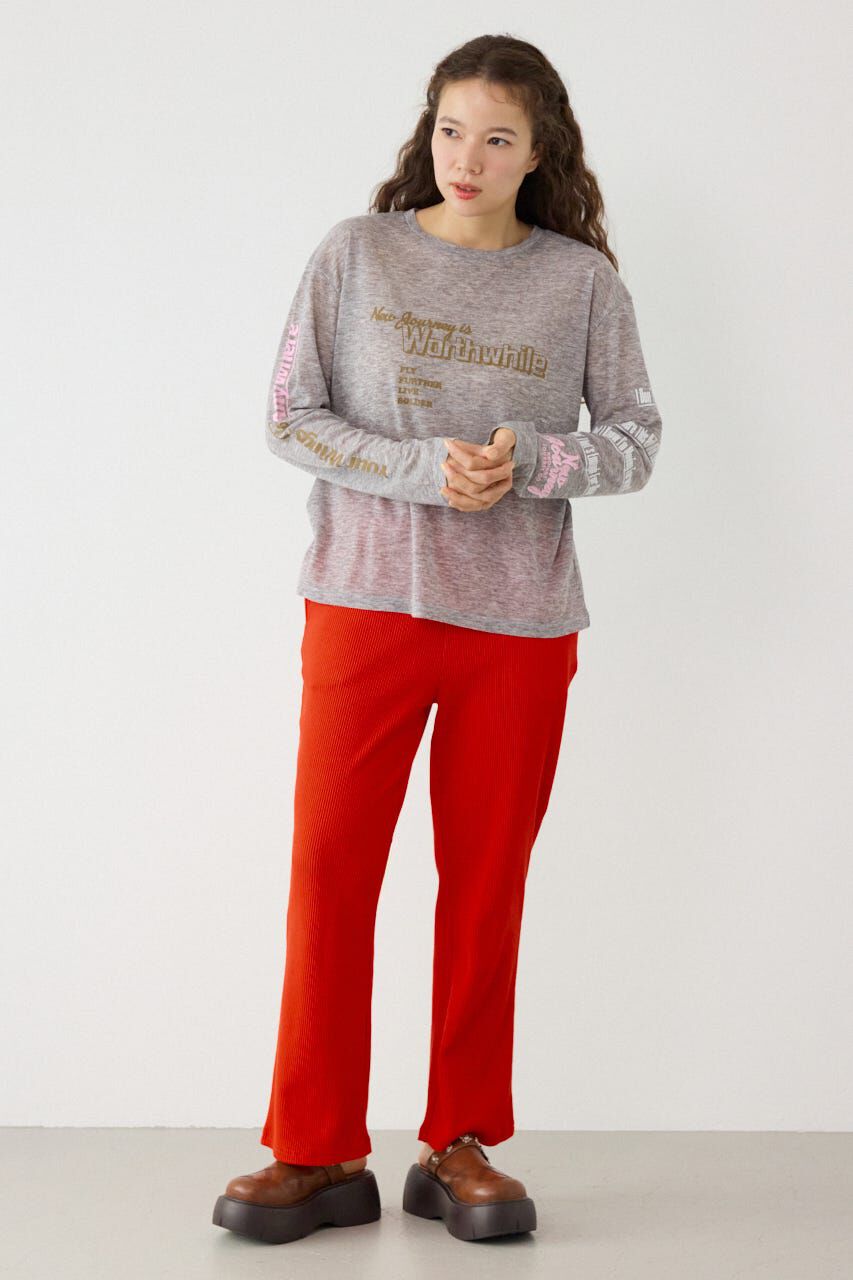 RODEO CROWNS「メッセージロングスリーブ Tシャツ」|Tシャツ・カットソー|