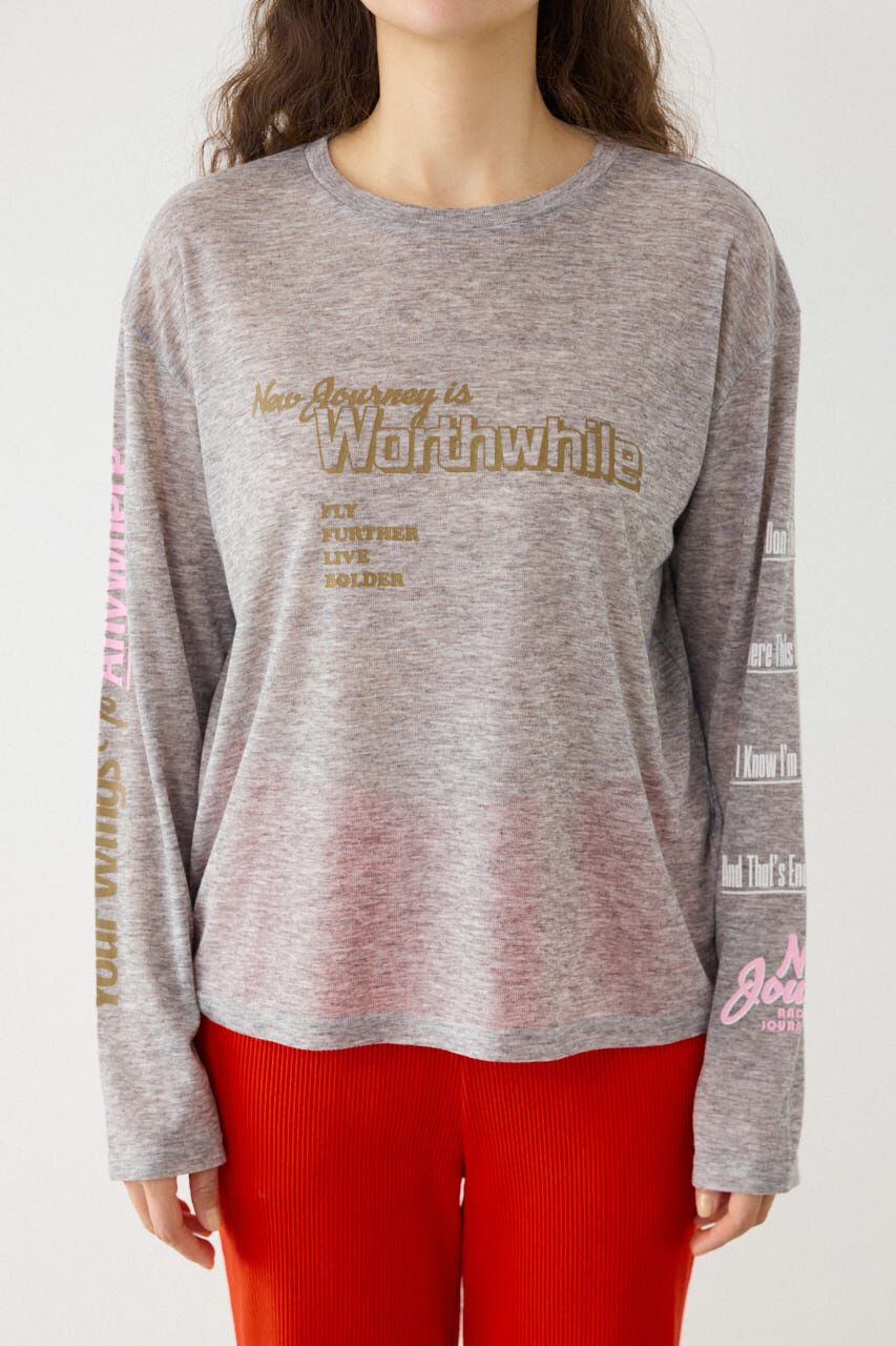 RODEO CROWNS「メッセージロングスリーブ Tシャツ」|Tシャツ・カットソー|