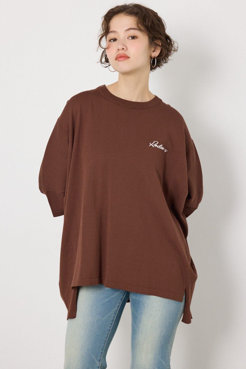 RODEO CROWNS「ドッキングドルマンビッグニットトップス」|ニット・セーター|