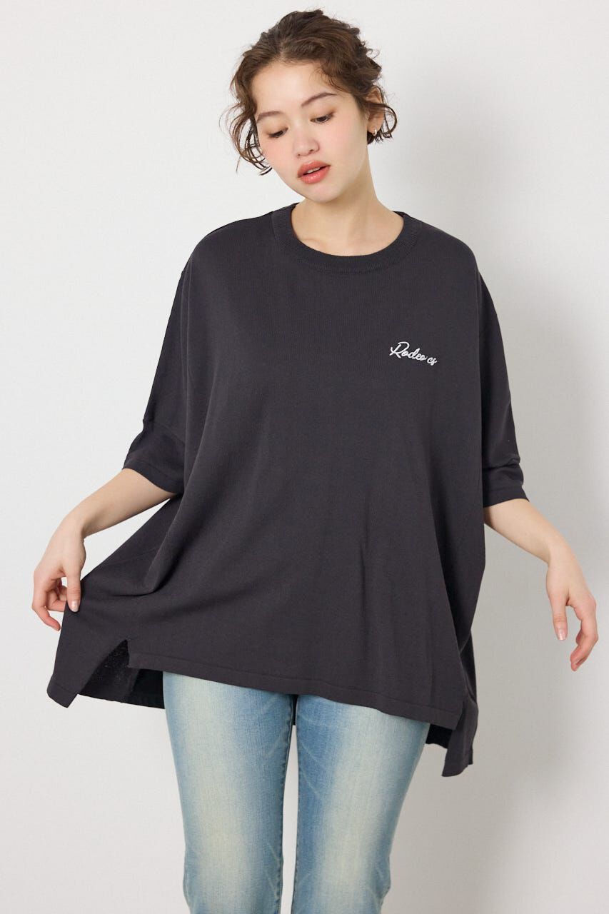 RODEO CROWNS「ドッキングドルマンビッグニットトップス」|ニット・セーター|