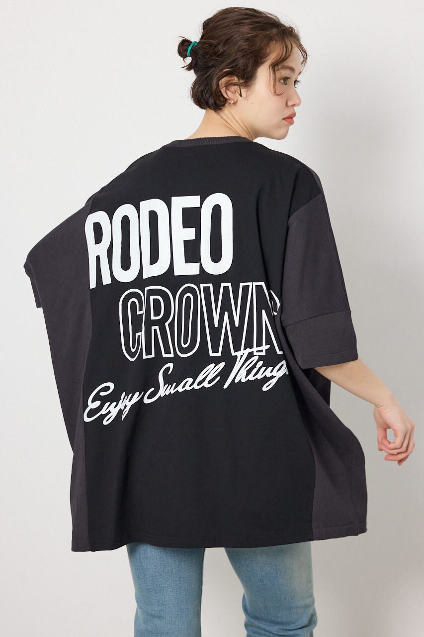RODEO CROWNS「ドッキングドルマンビッグニットトップス」|ニット・セーター|