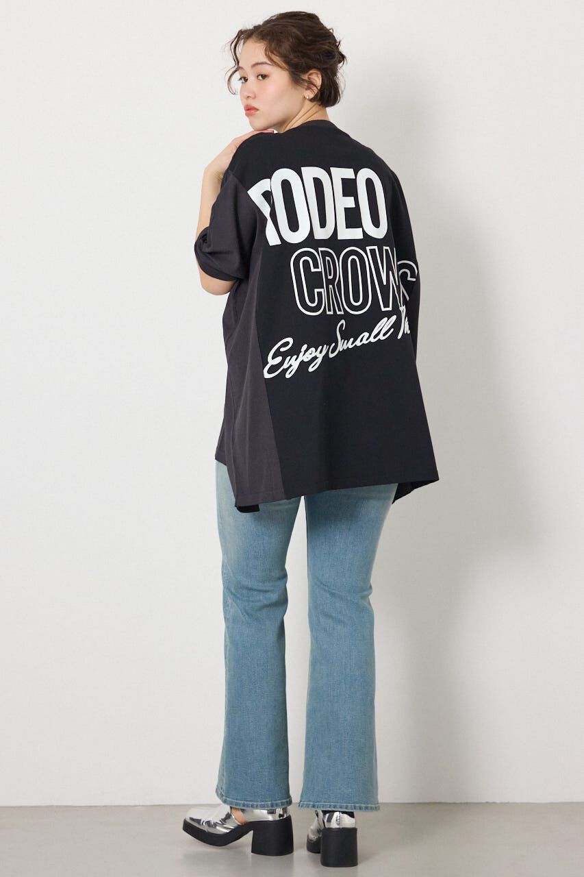 RODEO CROWNS「ドッキングドルマンビッグニットトップス」|ニット・セーター|