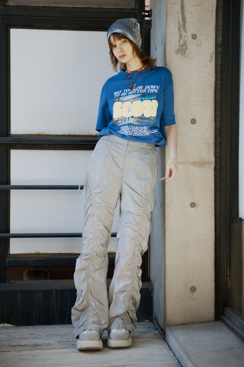 SLY「ASYMMETRY GATHER パンツ」|その他|