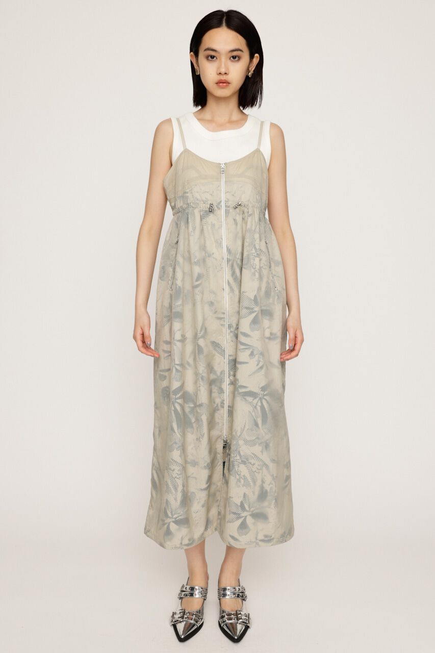 SLY「SHEER CAMI ZIP L／ドレス」|ワンピース|