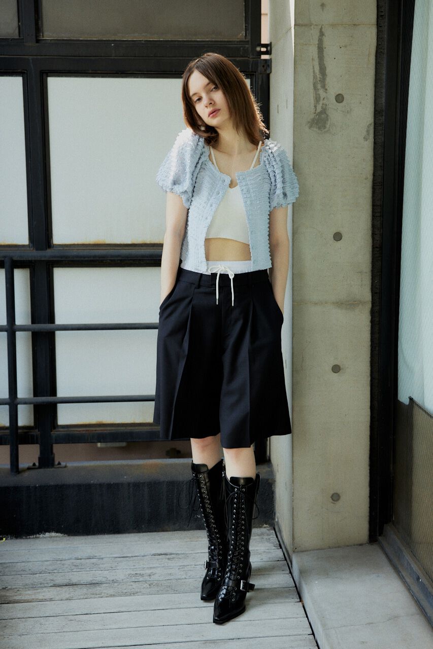 SLY「FRILL PUFF CUT トップス」|Tシャツ・カットソー|