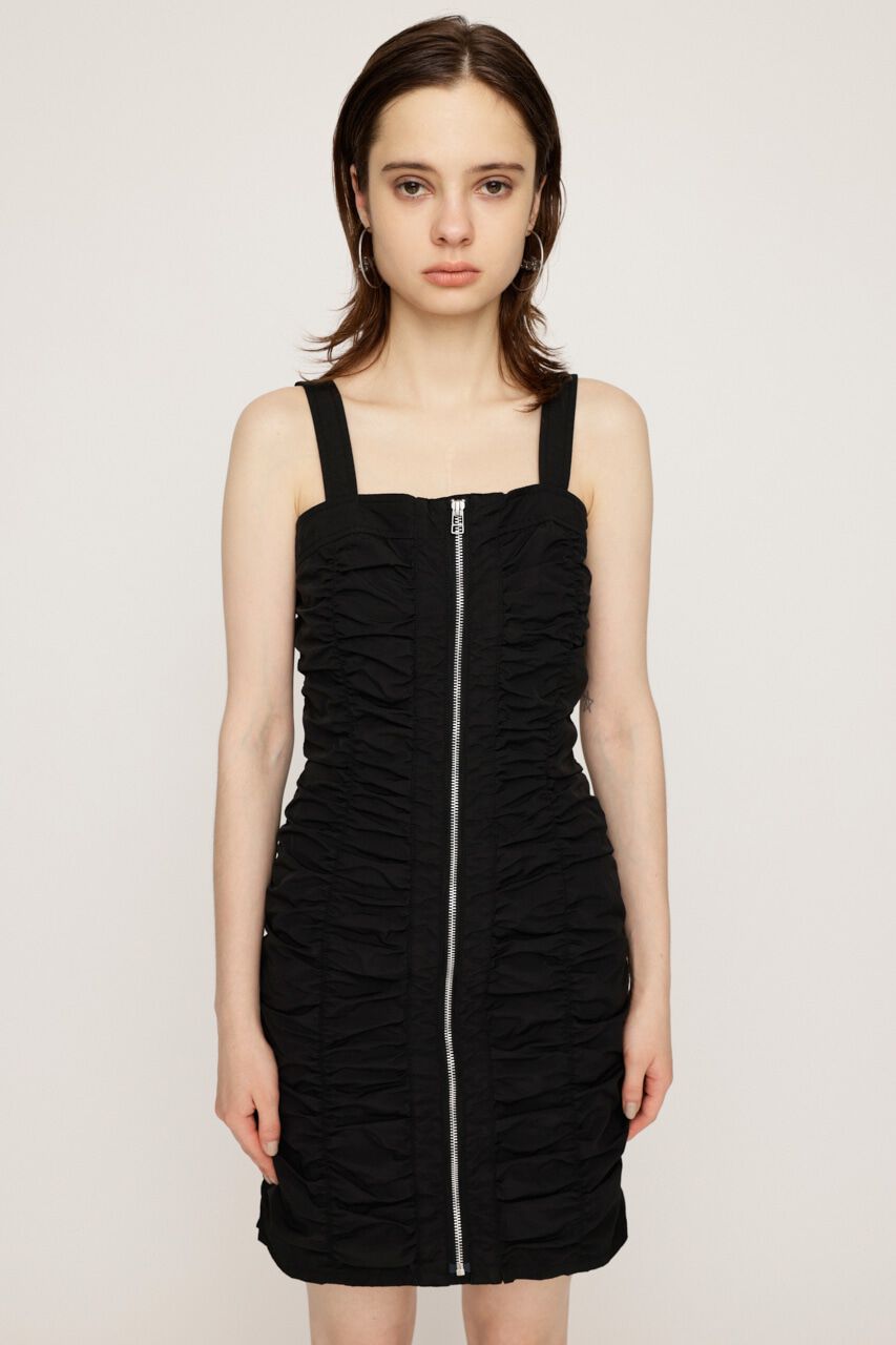 SLY「NYLON GATHER CAMI ショートワンピース」|ワンピース|