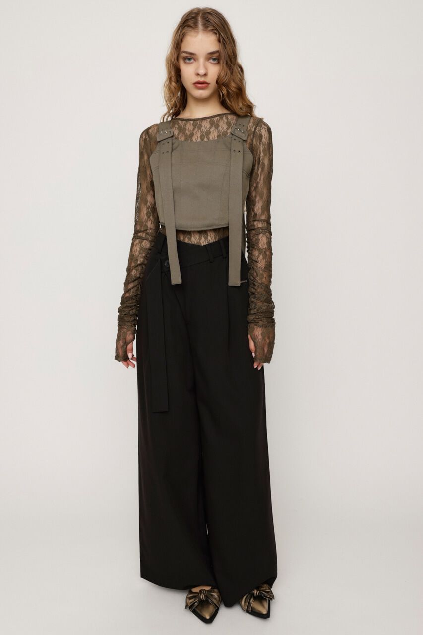 SLY「RIBBON DESIGN POINTED サンダル」|サンダル|