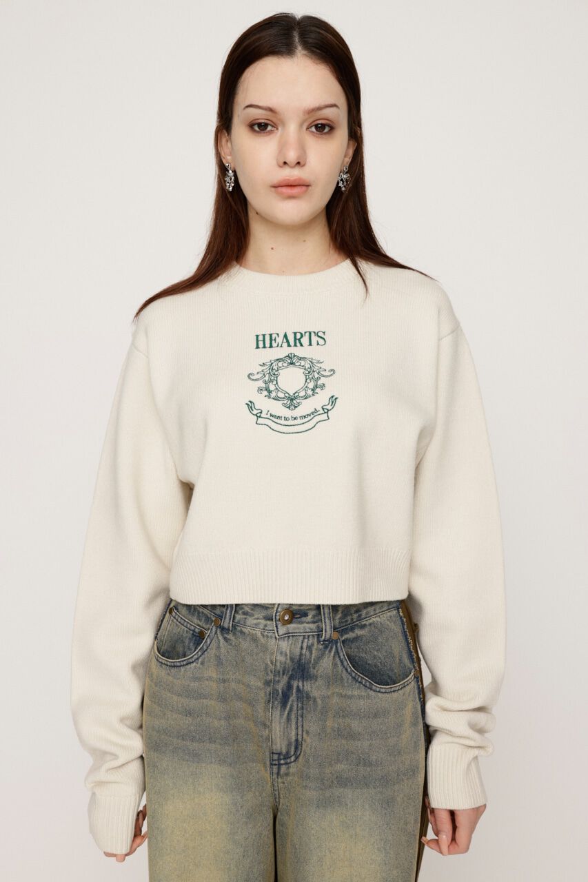 SLY「MOTIF LOGO KNIT トップス」|ニット・セーター|