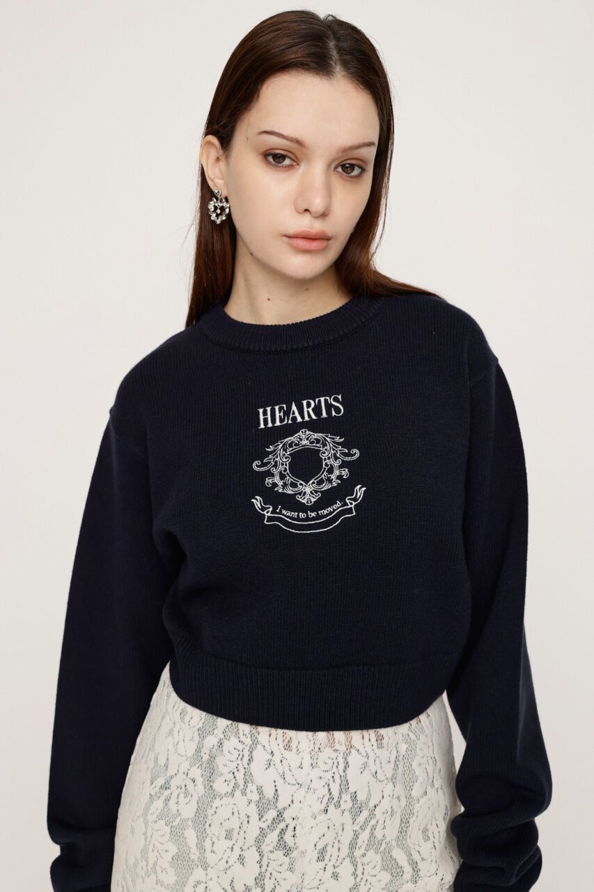 SLY「MOTIF LOGO KNIT トップス」|ニット・セーター|