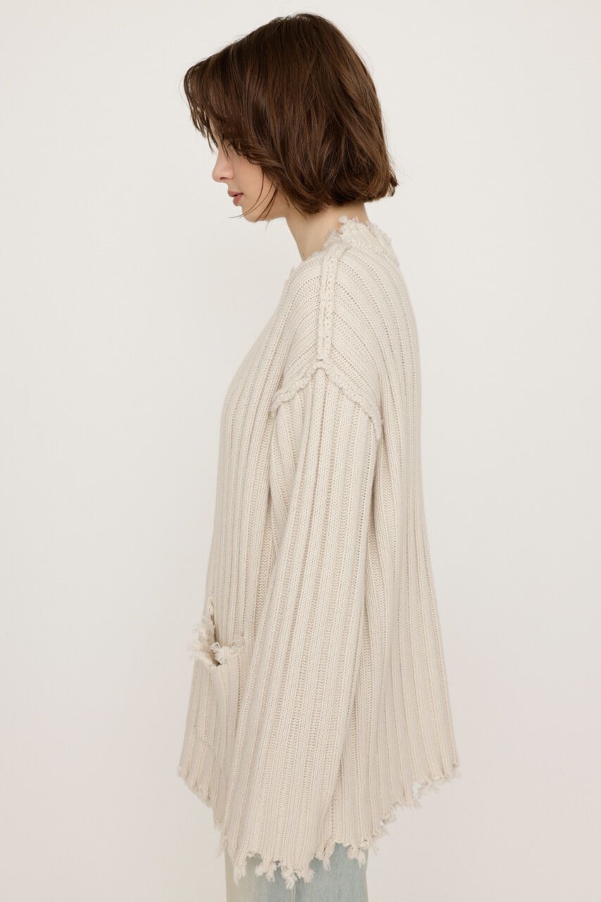 SLY「DAMAGED LG トップス」|ニット・セーター|