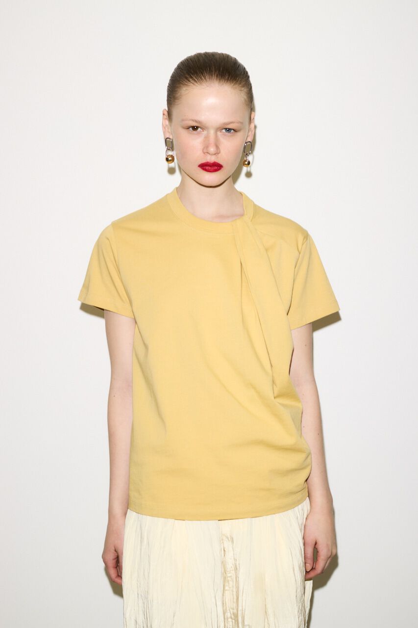 SLY「TWIST ASYMMETRY トップス」|Tシャツ・カットソー|YEL