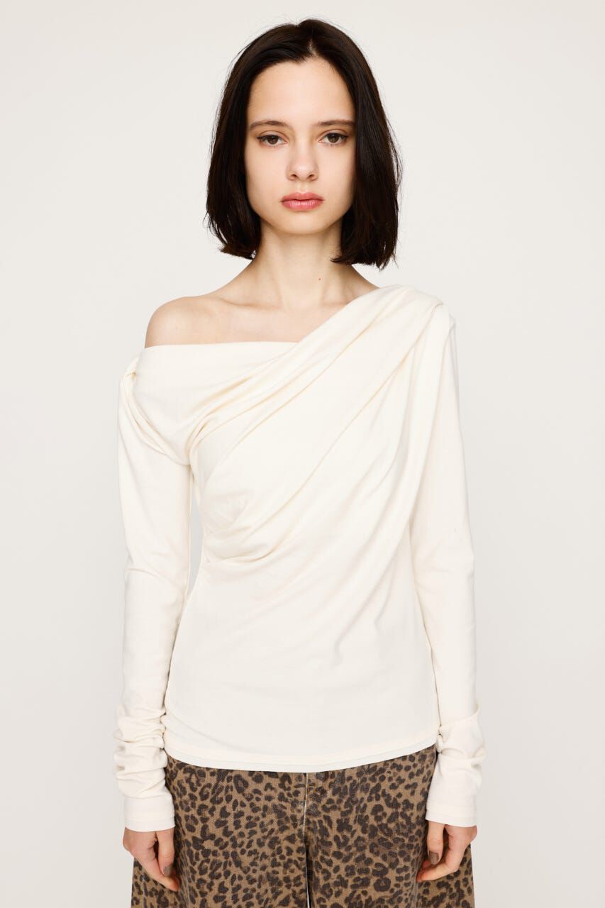 SLY「OFF SHOULDER CUT トップス」|Tシャツ・カットソー|