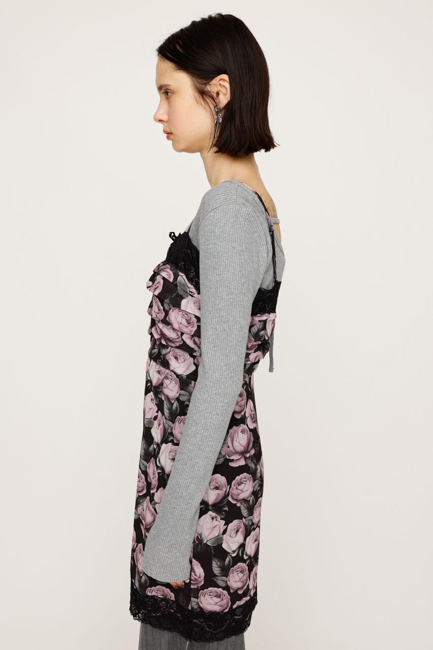 SLY「FLOWER LACE CAMI ショートワンピース」|ワンピース|