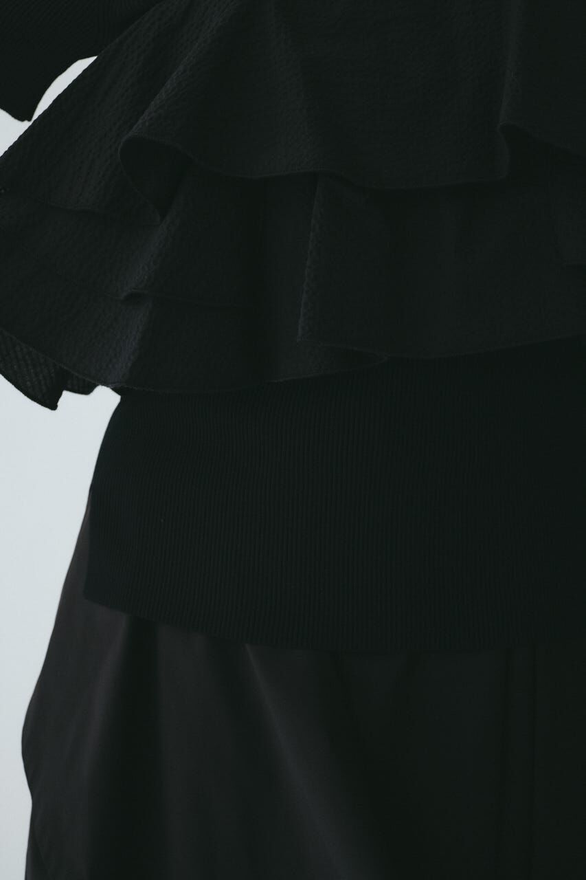 HeRIN.CYE「［予約］Wave flare knit tops」|Tシャツ・カットソー|