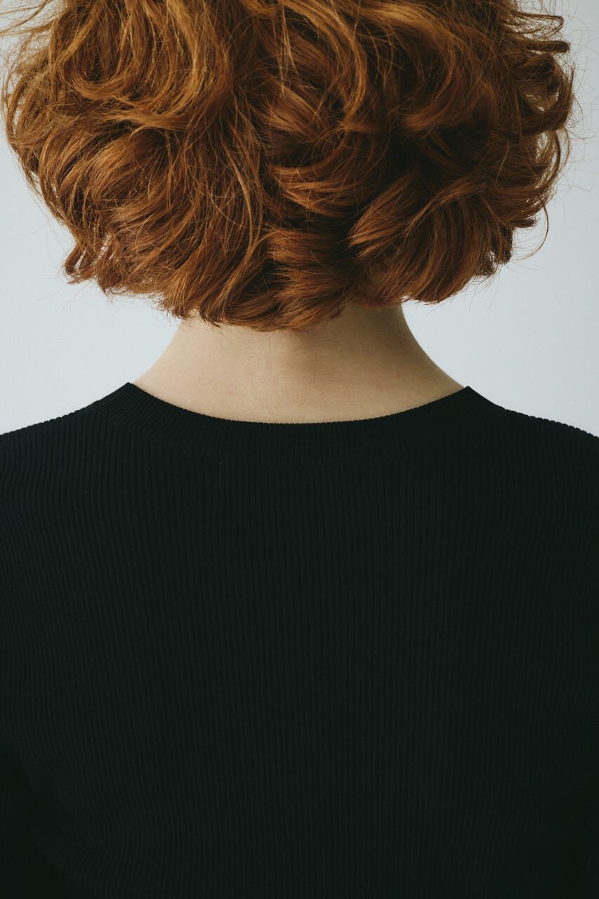 HeRIN.CYE「［予約］Wave flare knit tops」|Tシャツ・カットソー|