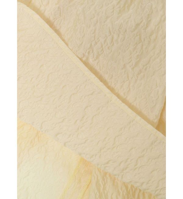 CALNAMUR「2WAY VOLUME SLEEVE JAQUARD BL/2WAYボリュームスリーブジャガードブラウス」|シャツ・ブラウス|