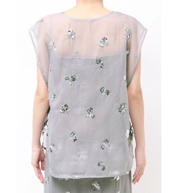 ELENDEEK「SPANGLE SHEER BL」|シャツ・ブラウス|