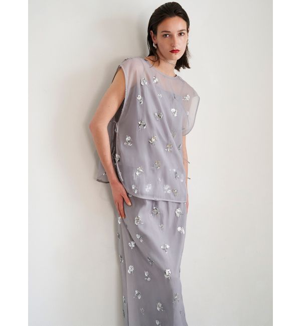 ELENDEEK「SPANGLE SHEER BL」|シャツ・ブラウス|