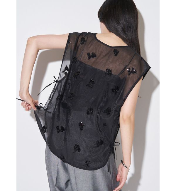 ELENDEEK「SPANGLE SHEER BL」|シャツ・ブラウス|