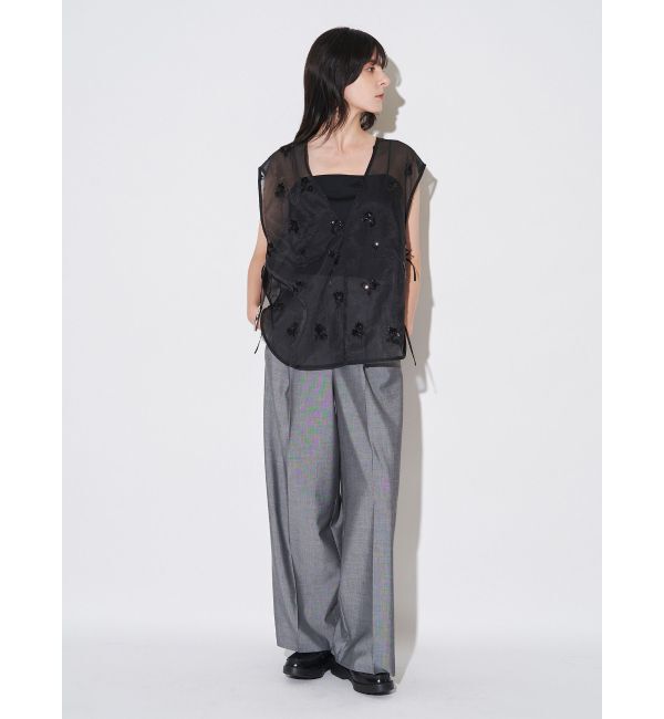 ELENDEEK「SPANGLE SHEER BL」|シャツ・ブラウス|