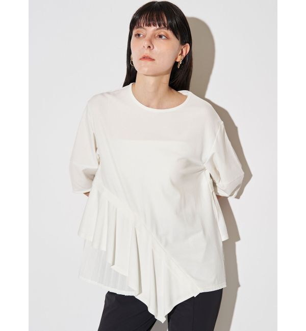 ELENDEEK「SLIDE FLARE DOCKING CS」|Tシャツ・カットソー|オフホワイト