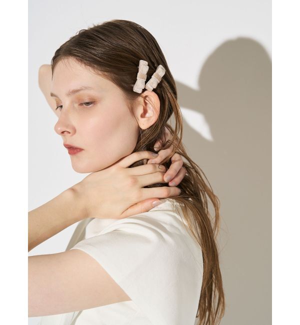 ELENDEEK「【jardin des cheveux】MINI RIBBON BARRETTE」|その他|