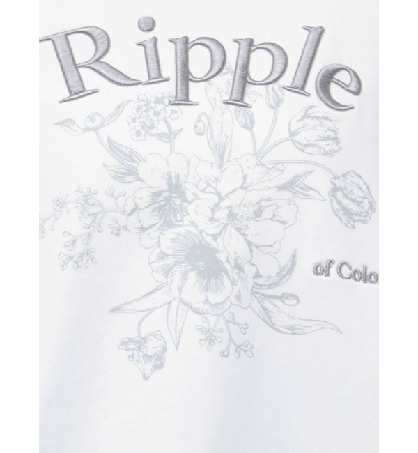 dazzlin「フラワーロゴスウエットトップス」|スウェット・ジャージ|