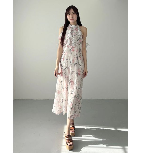 MERCURYDUO「花柄アメスリラッフルワンピース」|ワンピース|