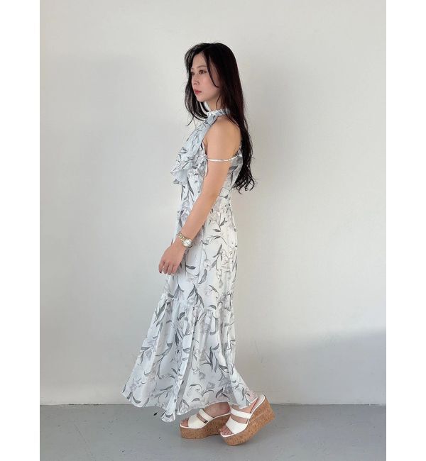 MERCURYDUO「花柄アメスリラッフルワンピース」|ワンピース|