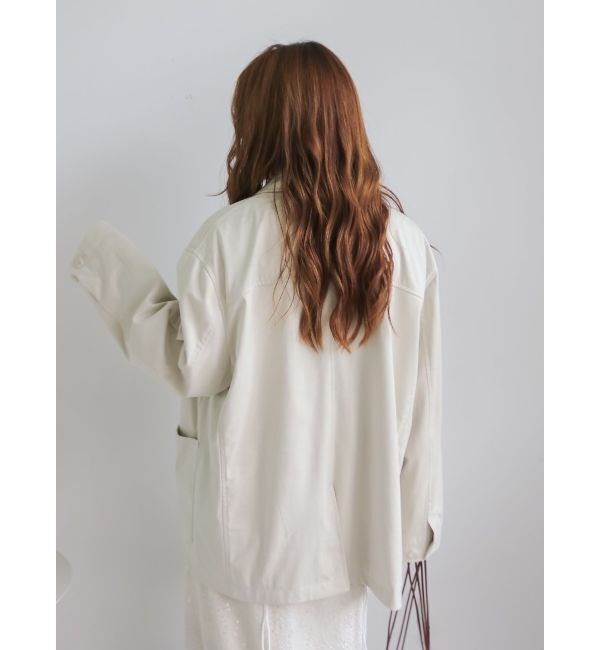 Ungrid「フェイクスウェードジャケット」|ブルゾン・スタジャン|