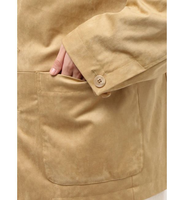 Ungrid「フェイクスウェードジャケット」|ブルゾン・スタジャン|