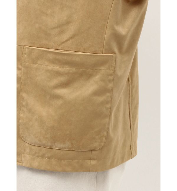 Ungrid「フェイクスウェードジャケット」|ブルゾン・スタジャン|