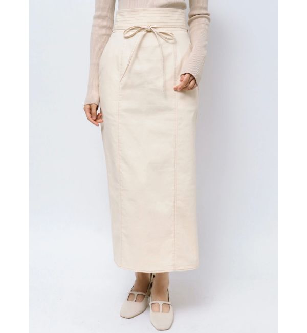 LAGUNAMOON「ステッチベルトタイトスカート」|タイト|