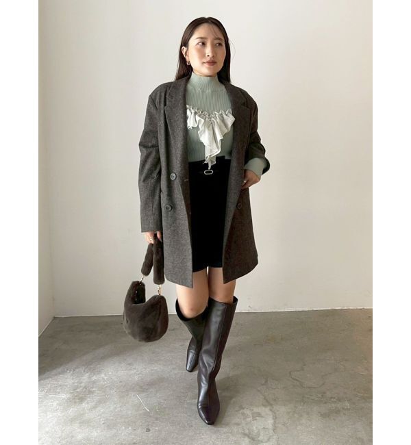 LAGUNAMOON「ウールロングテーラードジャケット」|テーラードジャケット|
