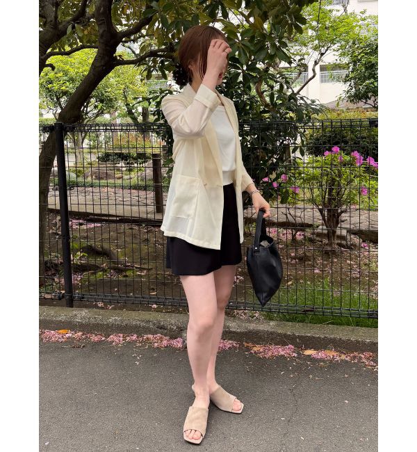 LAGUNAMOON「メッシュダブルテーラードジャケット」|テーラードジャケット|