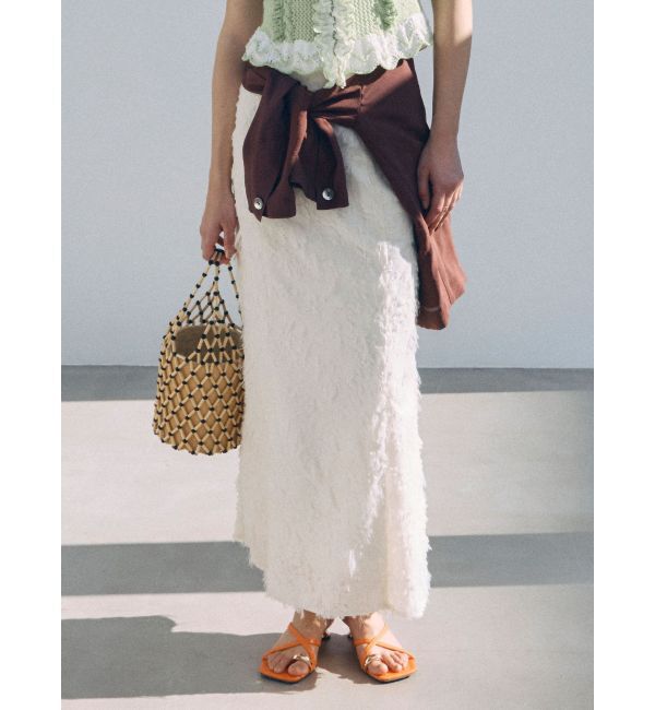 LAGUNAMOON「カットジャガードナロースカート」|スカート|