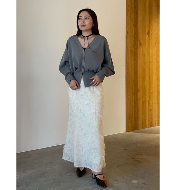 LAGUNAMOON「カットジャガードナロースカート」|スカート|