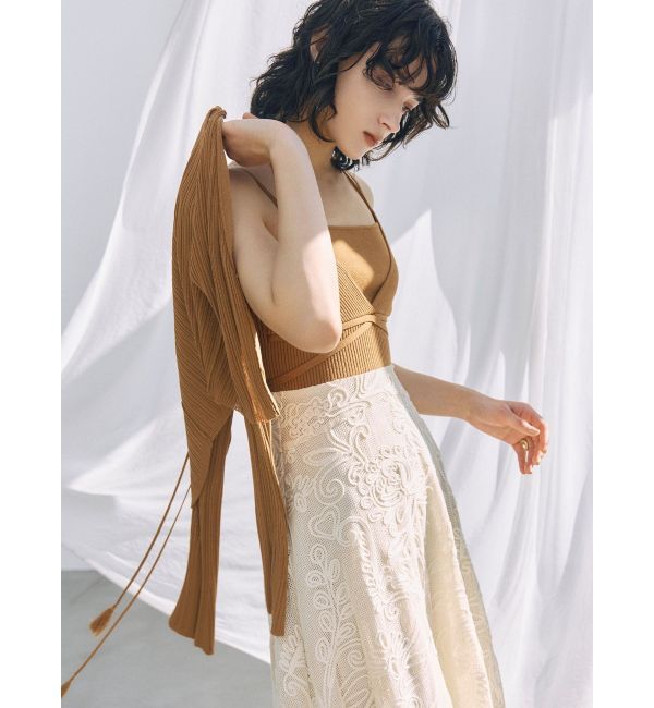 LAGUNAMOON「メッシュコンビニットドッキングワンピ-ス」|ワンピース|