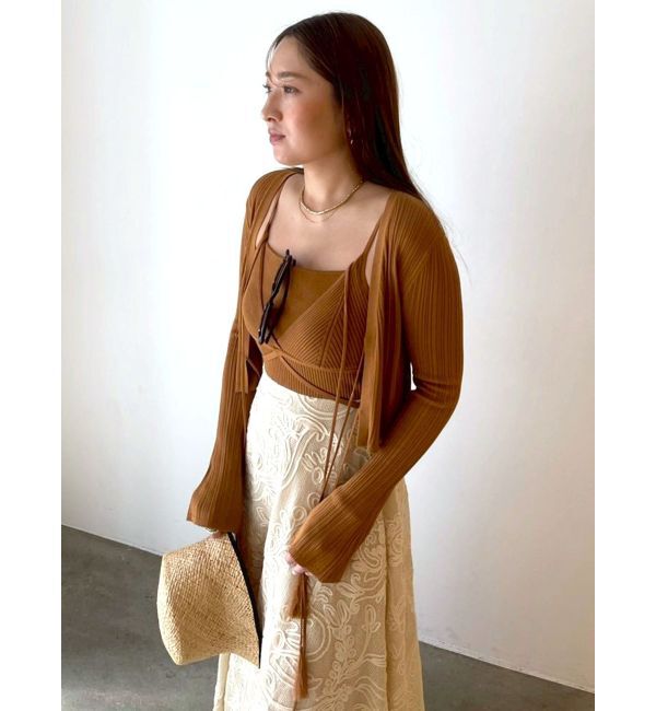 LAGUNAMOON「メッシュコンビニットドッキングワンピ-ス」|ワンピース|